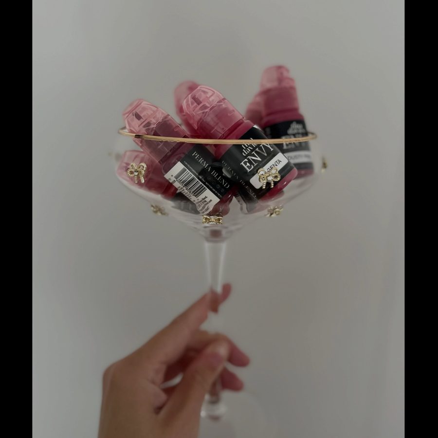 Mise en scène des pigments utilisés en studio